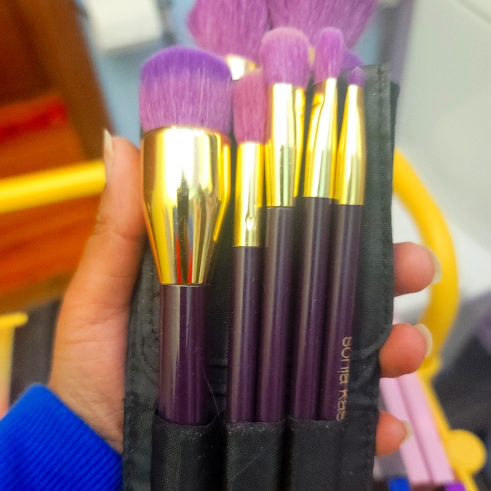 RARE SONIA KASHUK 15 ANNIVERSARY BRUSHES 8PCS